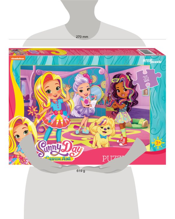 Мозаика "puzzle" 35 MAXI "Sunny Day" (Никелодеон)