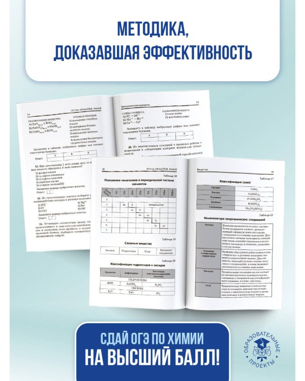 ОГЭ. Химия. ОГЭ на 100 баллов. Справочник: Теория и практика