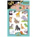 Наклейки - татуировки "Милые зверята", 3 листа