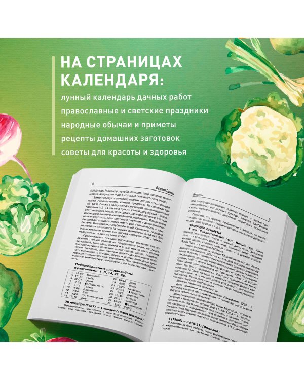 Дачный календарь 2025. Сборник полезных советов на каждый день