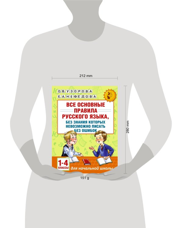 Все основные правила русского языка, без знания которых невозможно писать без ошибок. 1-4 классы