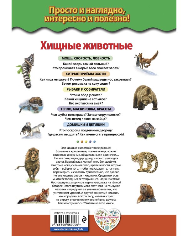 Хищные животные. Опасные, дикие, домашние