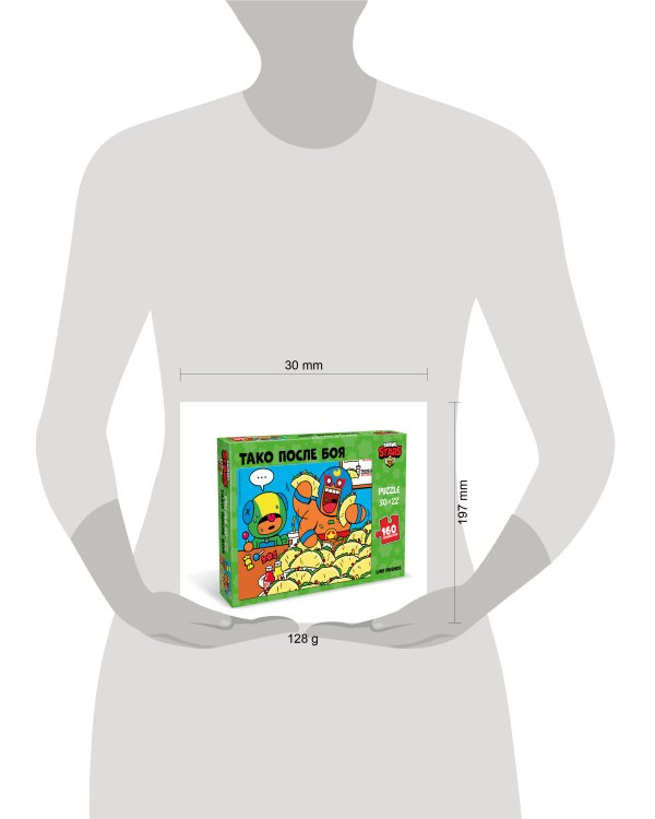 Brawl Stars. Пазл 160 элементов.Тако после боя