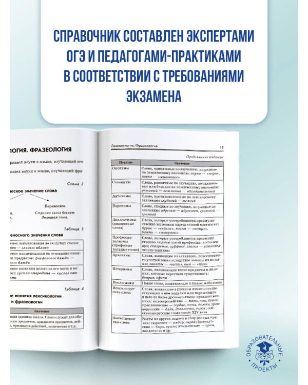 ОГЭ. Русский язык. ОГЭ на 100 баллов. Справочник: Теория и практика