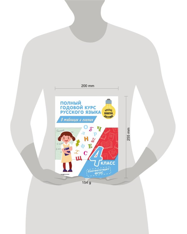 Полный годовой курс русского языка в таблицах и схемах: 4 класс