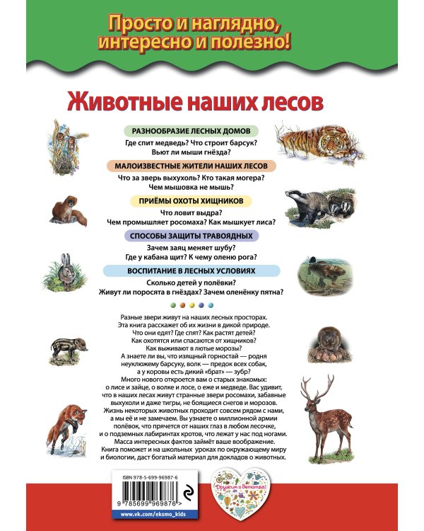 Животные наших лесов. Все лесные звери России