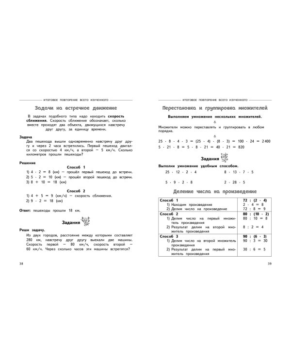 Полный годовой курс математики в таблицах и схемах: 4 класс
