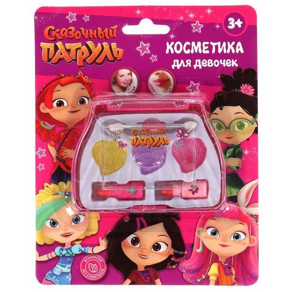 Косметика для девочек "СКАЗОЧНЫЙ ПАТРУЛЬ" блеск для губ, помада, "МИЛАЯ ЛЕДИ"на карт. в кор.2*288шт