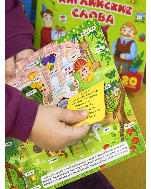 Мои первые слова. Азбука : книжка с окошками