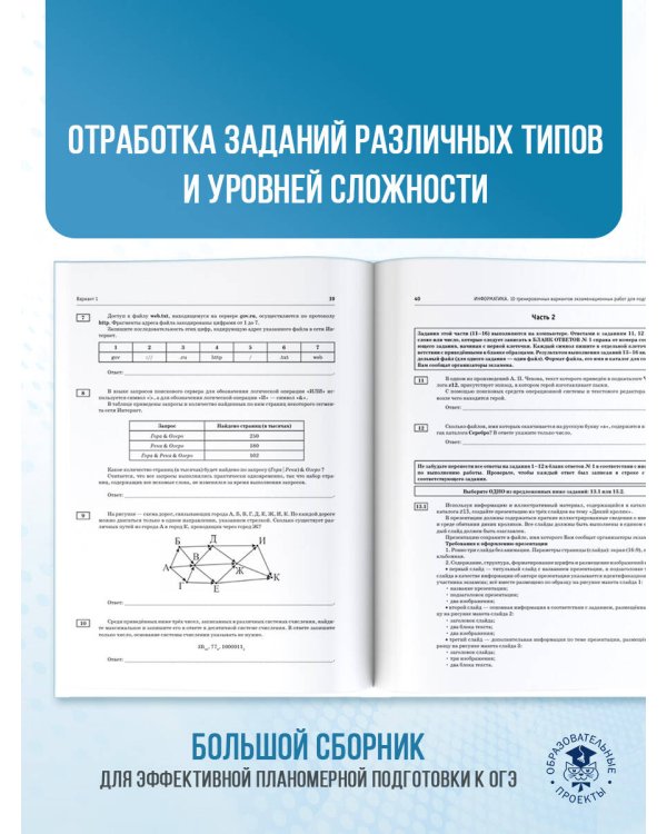 ОГЭ-2026. Информатика. 10 тренировочных вариантов экзаменационных работ для подготовки к основному государственному экзамену