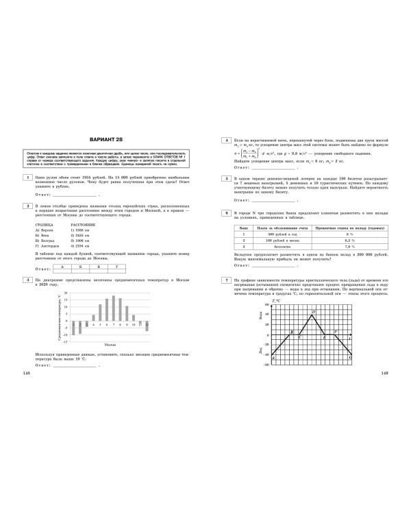 ЕГЭ-2025. Математика. Базовый уровень. Тренировочные варианты. 30 вариантов