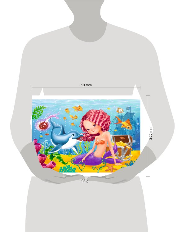 ПАЗЛ-РАМКА. 15 элементов. РУСАЛОЧКА №11 (Арт. П15-7538)