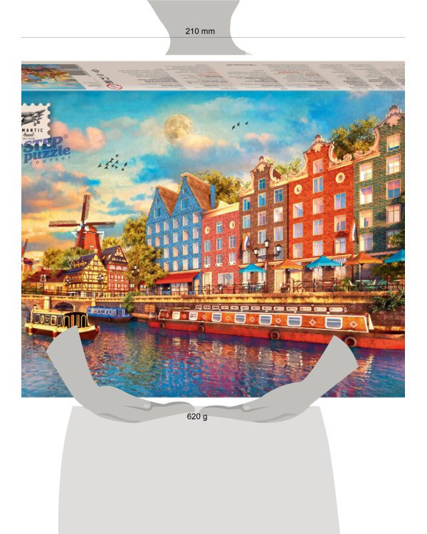 Мозаика "puzzle" 1000 "Амстердам" (Romantic Travel)