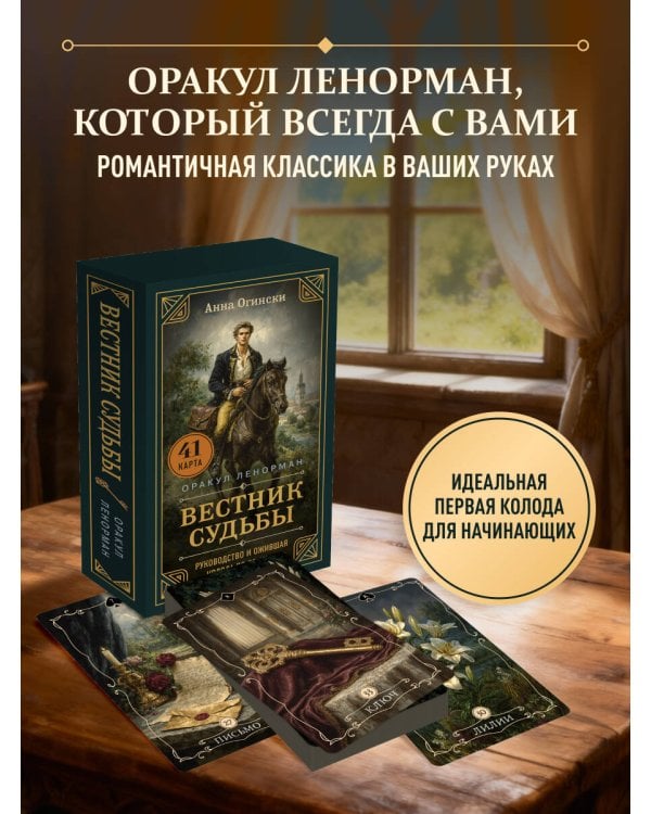 Вестник судьбы. Оракул Ленорман (41 карта и руководство по QR-коду в коробке)