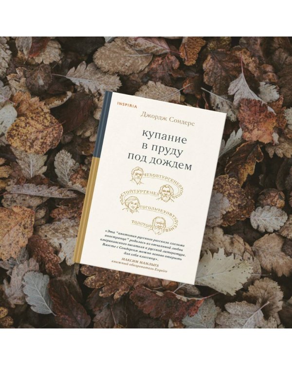 Купание в пруду под дождем