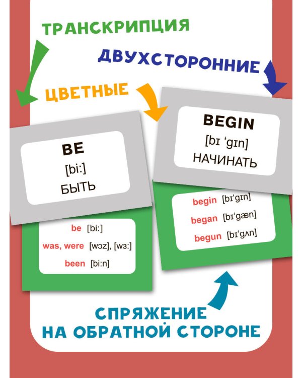 100 неправильных глаголов английского языка