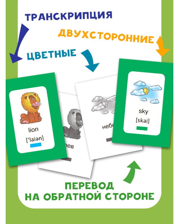 100 первых английских слов. Набор карточек