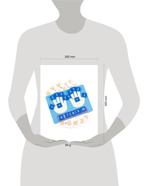 Развивающая игра «Две ладошки» (Фетр), 1301008