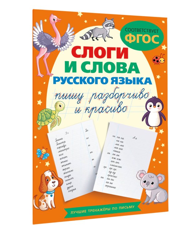 Слоги и слова русского языка. Пишу разборчиво и красиво