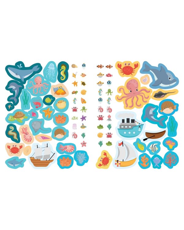 150 наклеек. На море и в океане