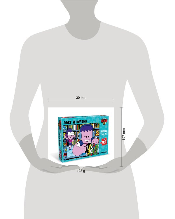 Brawl Stars. Пазл 160 элементов.Эмз и Френк