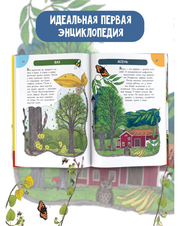 Первая энциклопедия почемучки. Мир вокруг: животные, насекомые, грибы и ягоды, цветы и растения