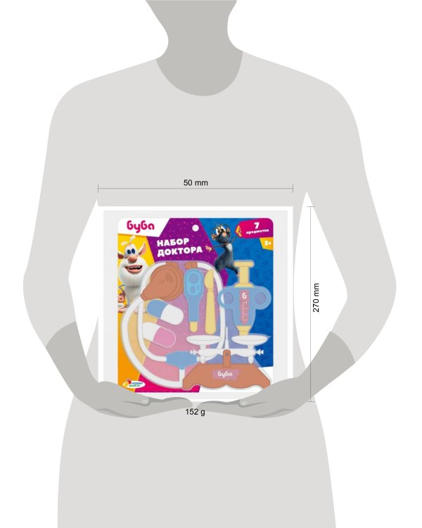 Набор доктора БУБА блист.23,5*26,3*6см ИГРАЕМ ВМЕСТЕ в кор.60шт