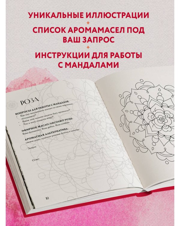 Мандалы ароматерапии. Раскраска