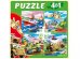 ПАЗЛЫ 4 в 1. ВОЕННЫЙ ТРАНСПОРТ (9,16, 25, 36 эл.) (Арт. П-6763)