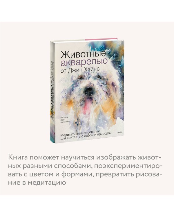 Животные акварелью от Джин Хэйнс. Медитативное рисование для контакта с собой и природой