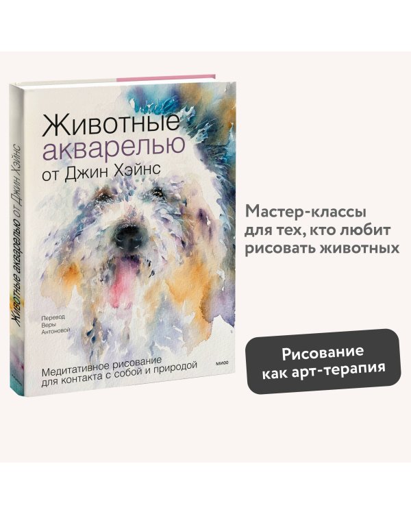 Животные акварелью от Джин Хэйнс. Медитативное рисование для контакта с собой и природой