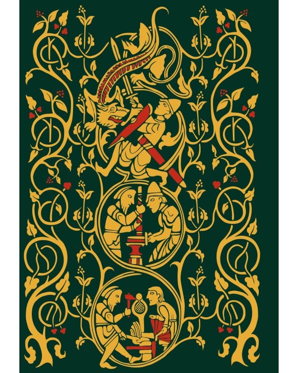 Старшая Эдда. Мифы и легенды Скандинавии. Коллекционное издание (переплет под натуральную кожу, обрез с орнаментом, три вида тиснения)