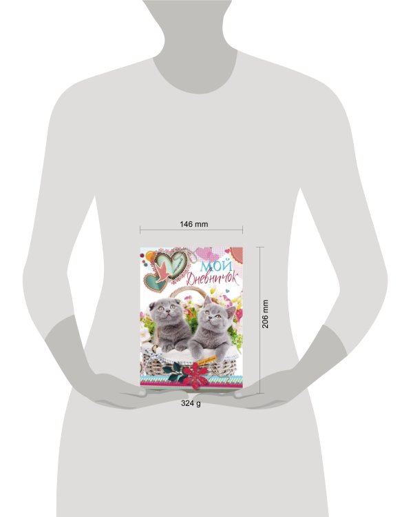 Котята в корзинке. Дневничок