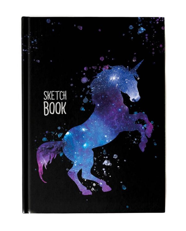 СКЕТЧБУК А5. ЗВЁЗДНЫЙ ЕДИНОРОГ