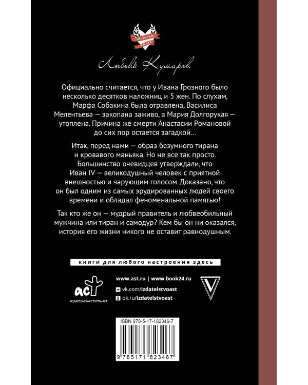 Иван Грозный. Жены и наложницы