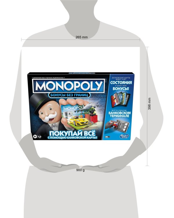 Monopoly Настольная игра Монополия Бонусы без границ E8978