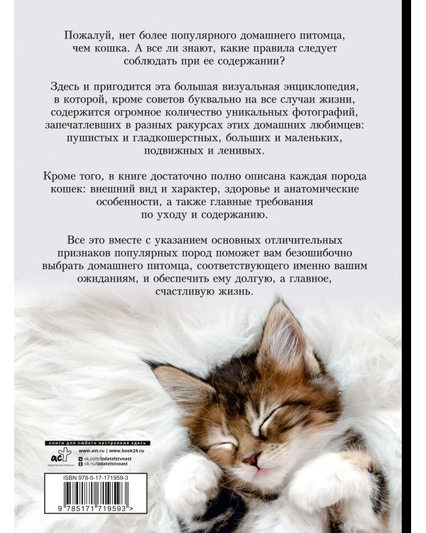 Кошки. Большая визуальная энциклопедия