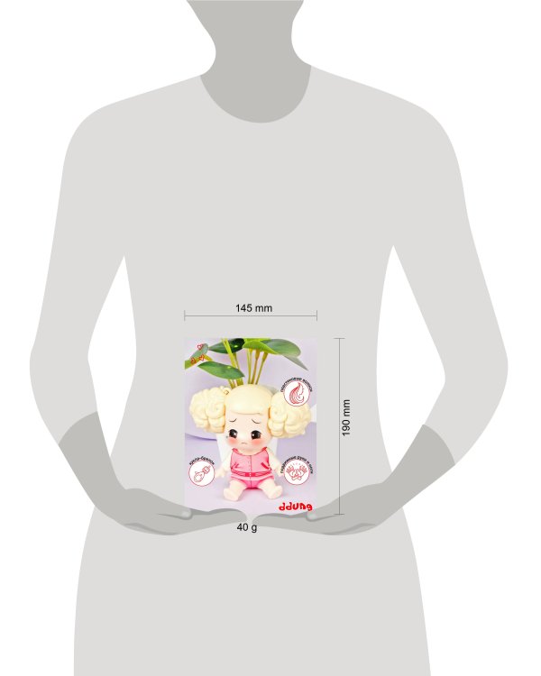 Кукла-брелок Эмоции Обида пупс, 9 см, пакет