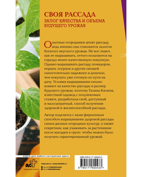 Своя рассада. Залог качества и объема будущего урожая