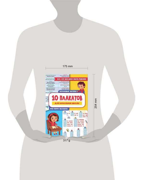 10 обучающих плакатов для начальной школы под одной обложкой