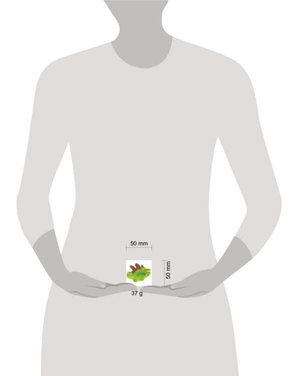 Игрушка для ванны динозаврик 1 шт. в сетке КАПИТОШКА в кор.4*120шт