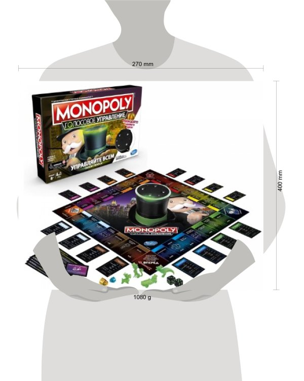 Monopoly Настольная игра Монополия Голосовое управление E4816