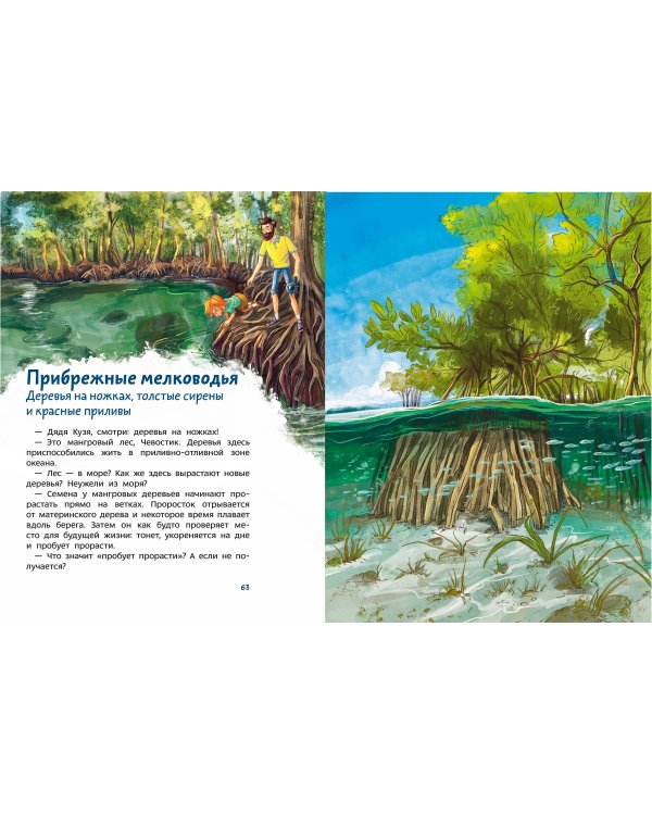 Океаны и моря. Детская энциклопедия (Чевостик) (Paperback)