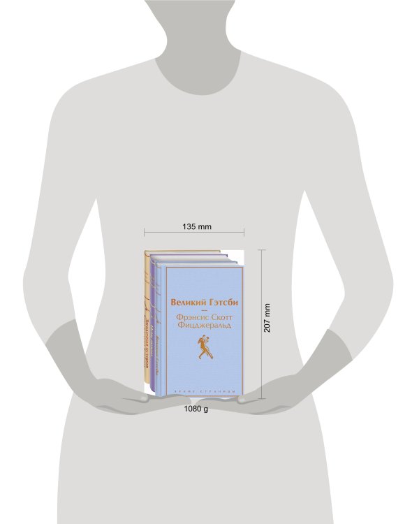 Бессмертные книги Ф.С. Фицджеральда (комплект из 3-х книг: "Великий Гэтсби", "Ночь нежна", "Загадочная история Бенджамина Баттона")