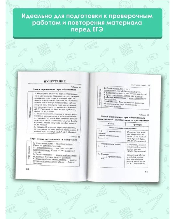 ЕГЭ. Русский язык в таблицах и схемах. 10-11 классы
