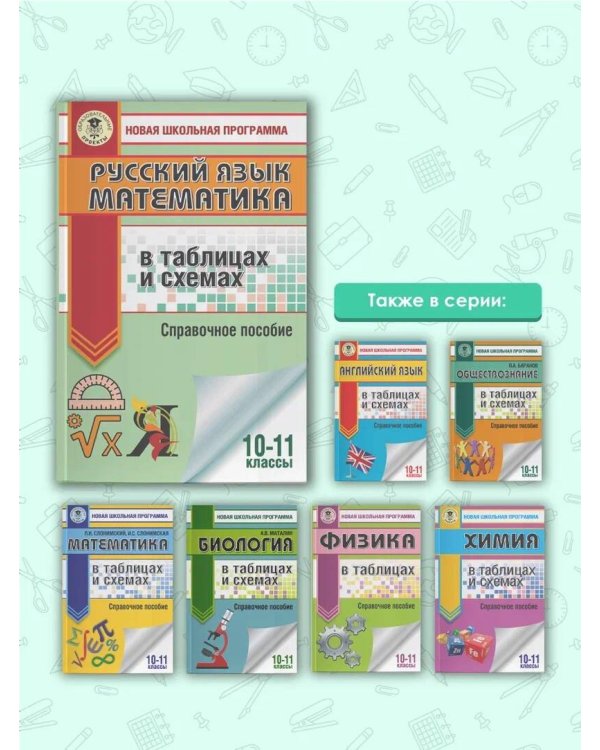 ЕГЭ. Русский язык в таблицах и схемах. 10-11 классы