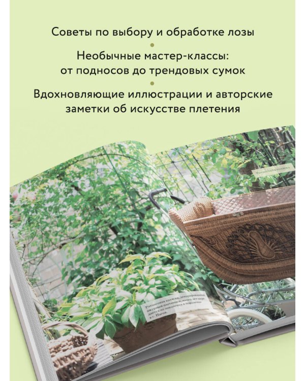 Плетение из лозы. 150 японских техник. Основы, техники, узоры, мастер-классы