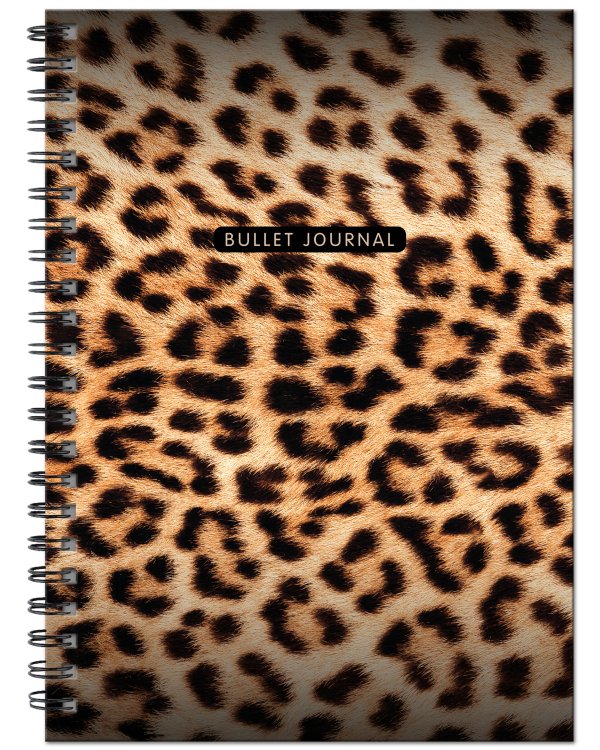 Блокнот в точку: Bullet Journal (леопард, 120 c., пружина)