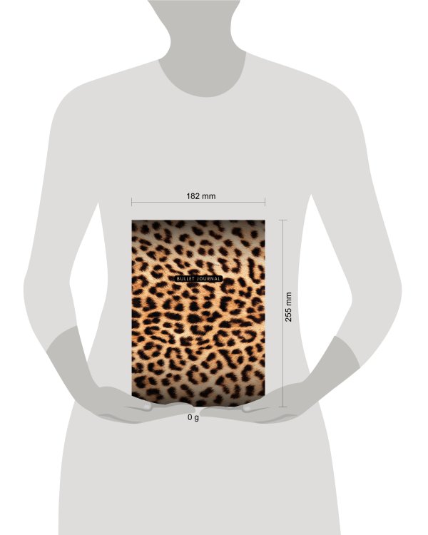 Блокнот в точку: Bullet Journal (леопард, 120 c., пружина)