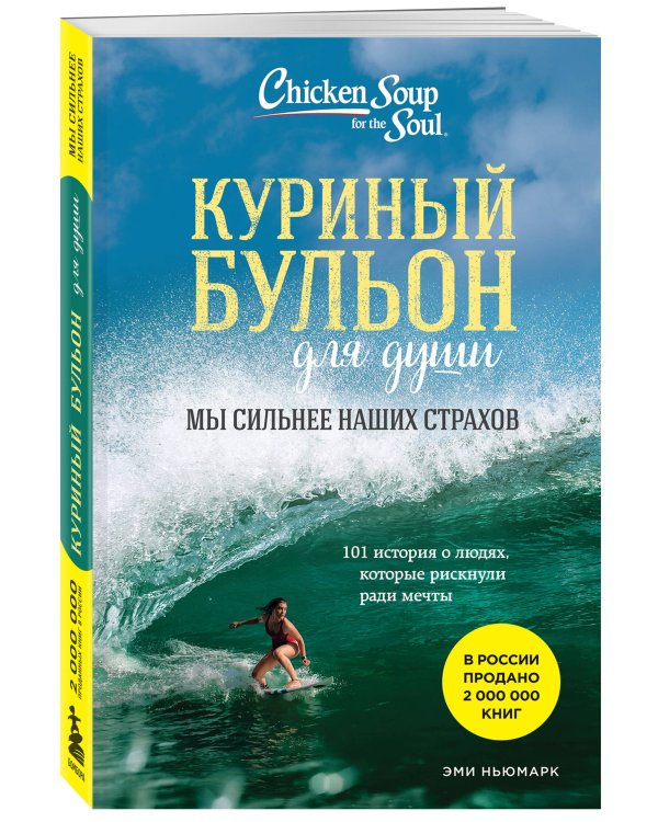 Куриный бульон для души. Мы сильнее наших страхов. 101 история о людях, которые рискнули ради мечты (новое оформление)